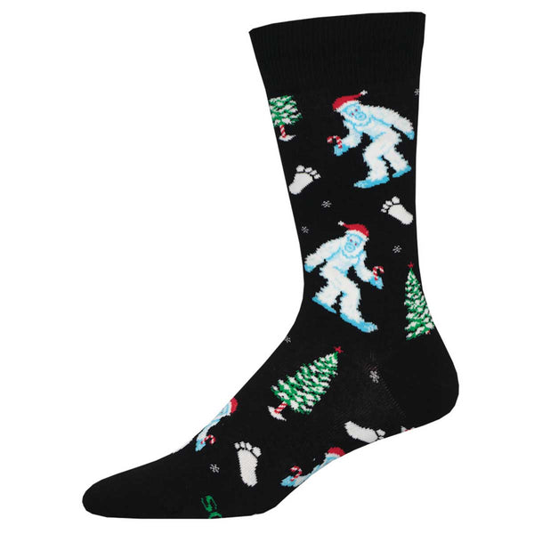 socksmith Cotton Crew Is It Christmas Yeti?