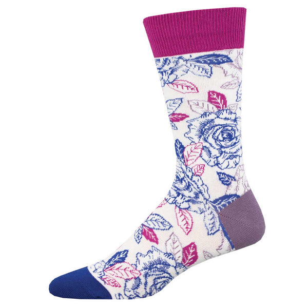socksmith Cotton Crew L/XL Bi Roses