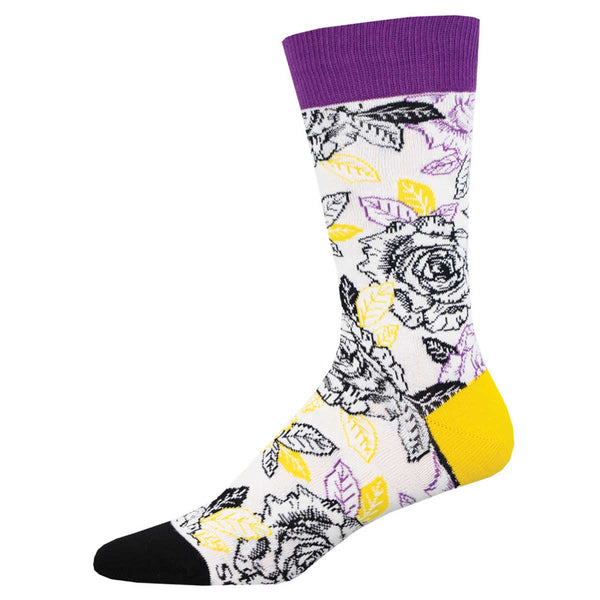 socksmith Cotton Crew L/XL Nonbinary Roses