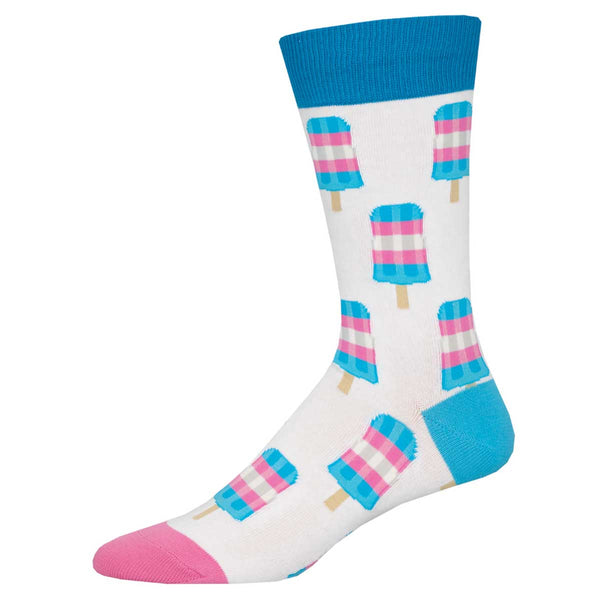 socksmith Cotton Crew L/XL Trans Pops