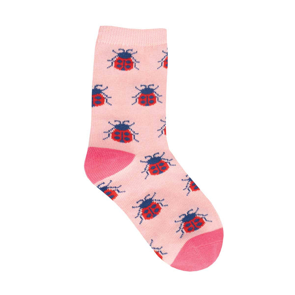 socksmith Cotton Crew Ladybug Love