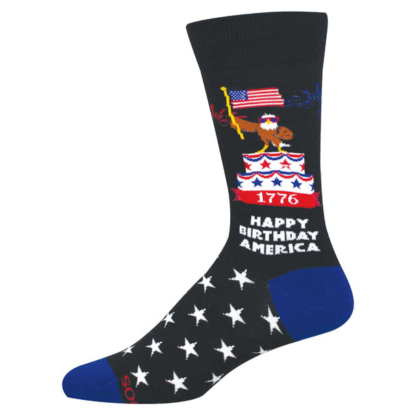 socksmith Cotton Crew Let Freedom Fly