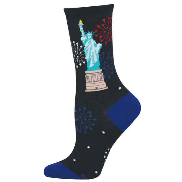 socksmith Cotton Crew Liberty Fireworks