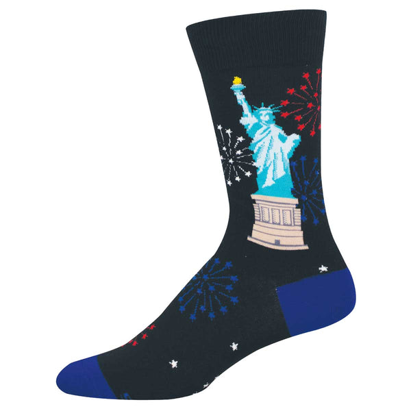 socksmith Cotton Crew Liberty Fireworks