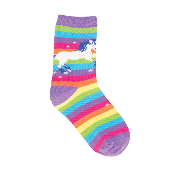 socksmith Cotton Crew Magical Unicorn