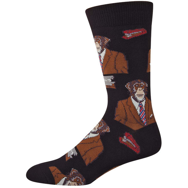socksmith Cotton Crew Monkey Biz