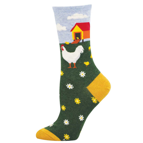 socksmith Cotton Crew Mother Hen