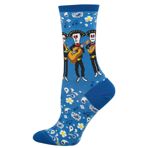 socksmith Cotton Crew Muertos Mariachi