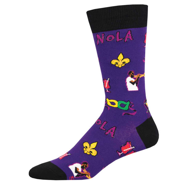 socksmith Cotton Crew New Orleans