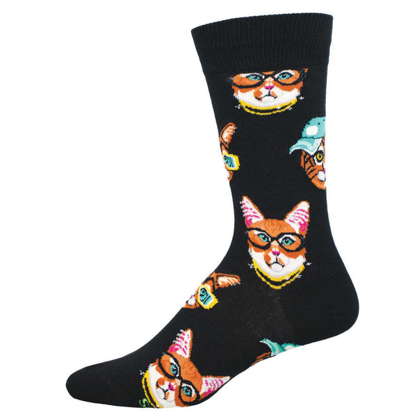socksmith Cotton Crew One Cool Cat