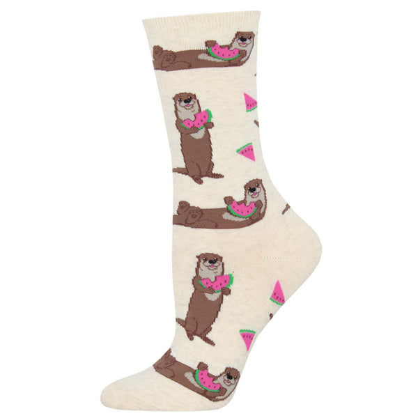 socksmith Cotton Crew Ottermelon