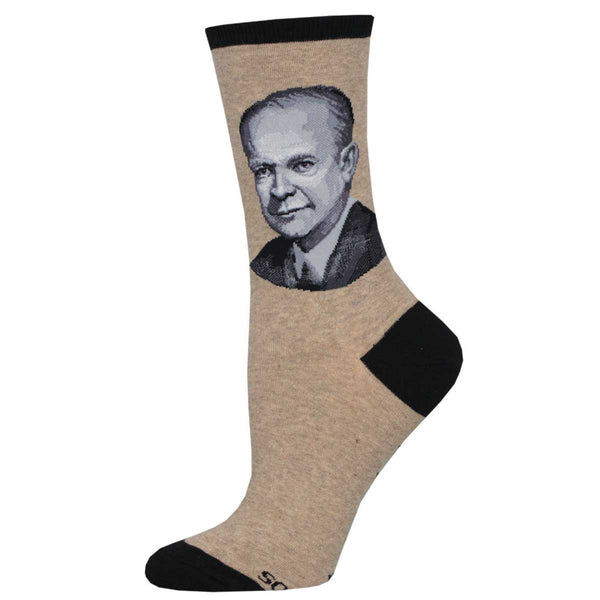 socksmith Cotton Crew President Eisenhower
