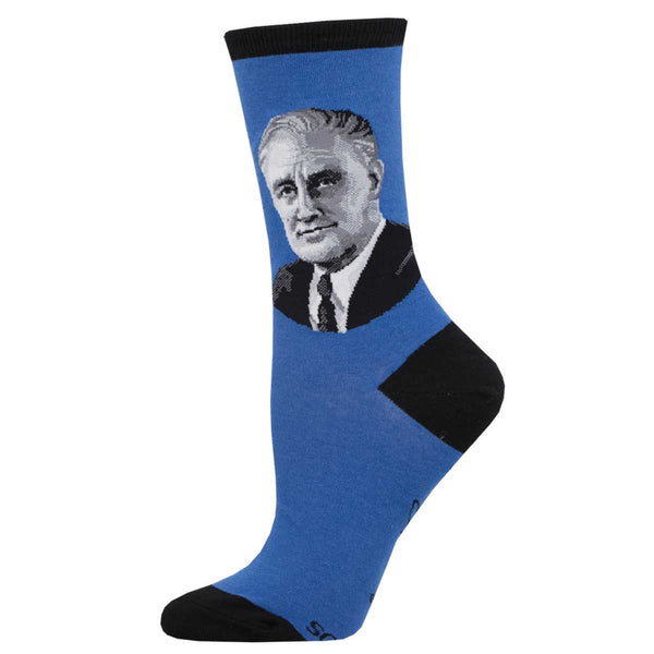 socksmith Cotton Crew President FDR