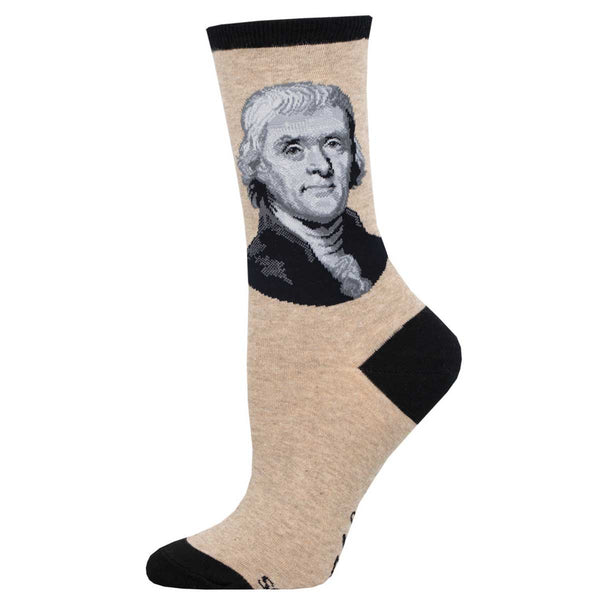 socksmith Cotton Crew President Jefferson
