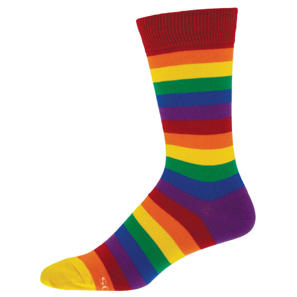 socksmith Cotton Crew Pride Stripes