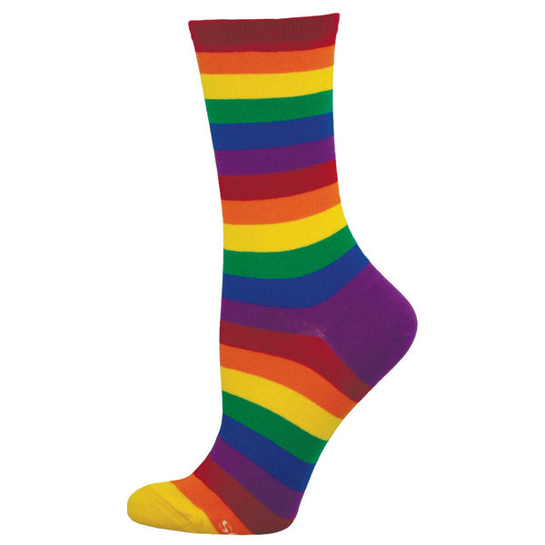 socksmith Cotton Crew Pride Stripes