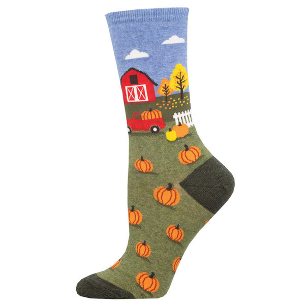 socksmith Cotton Crew Pumpkin Patch