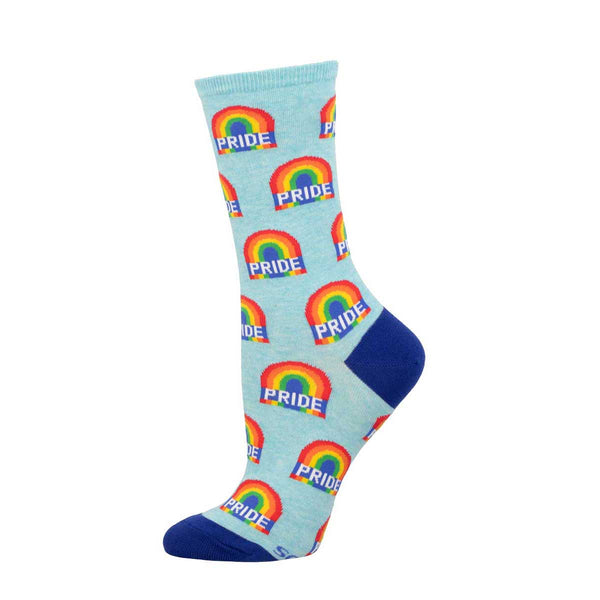 socksmith Cotton Crew Rainbow Pride
