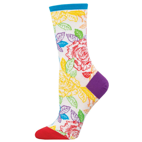 socksmith Cotton Crew S/M Gay Roses