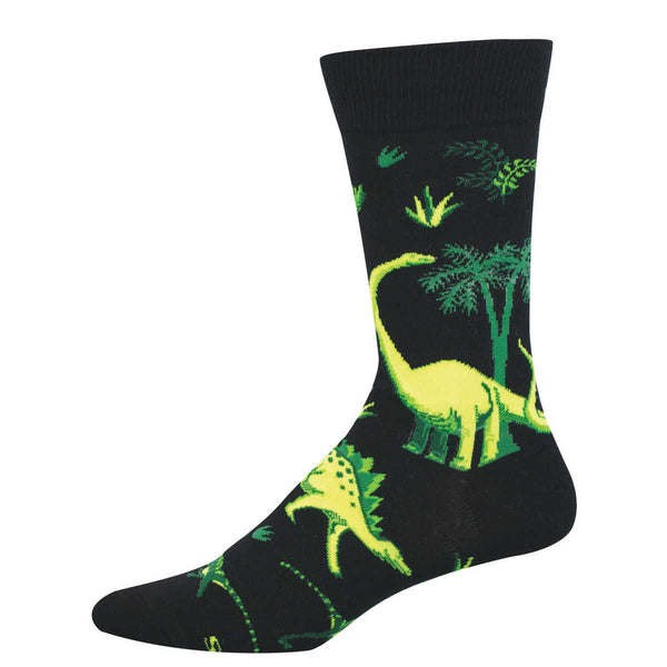 socksmith Cotton Crew Scenic Dinos