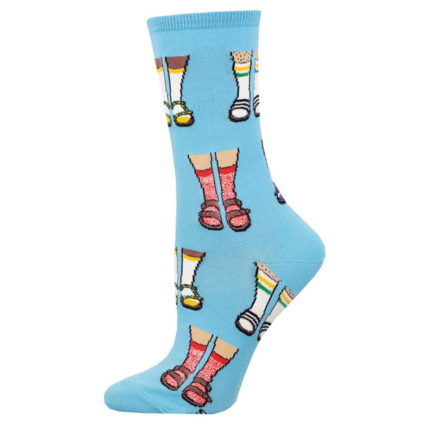 socksmith Cotton Crew Socks And Sandals