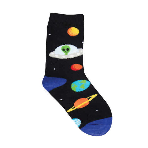 socksmith Cotton Crew Space Race
