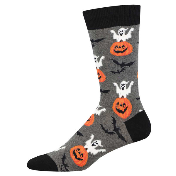 socksmith Cotton Crew Spooky Jack O'Lanterns