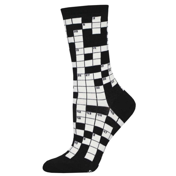 socksmith Cotton Crew Sunday Crossword