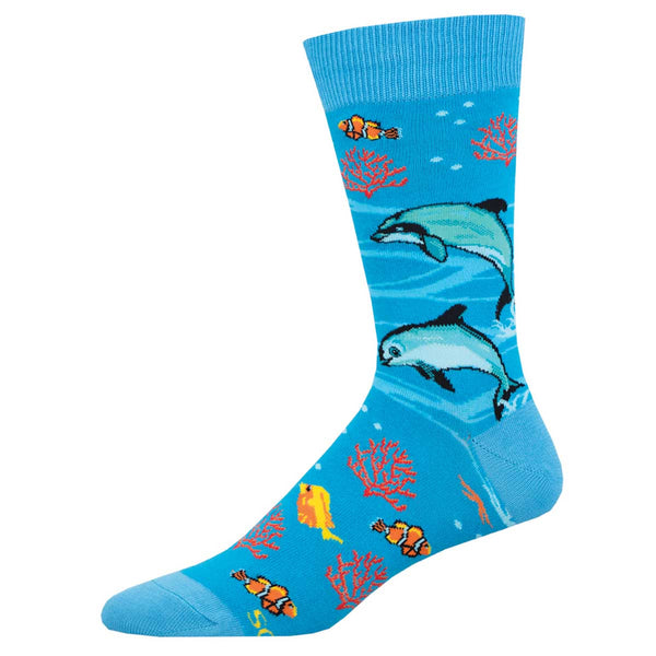 socksmith Cotton Crew Vaquita Dolphin