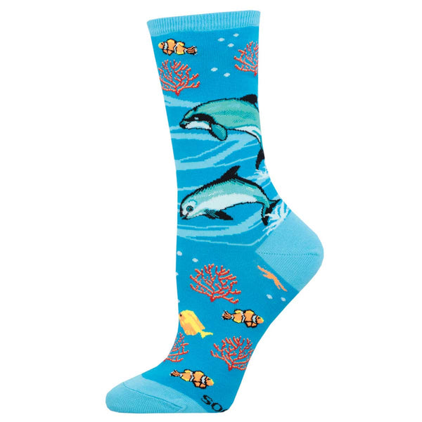 socksmith Cotton Crew Vaquita Dolphin
