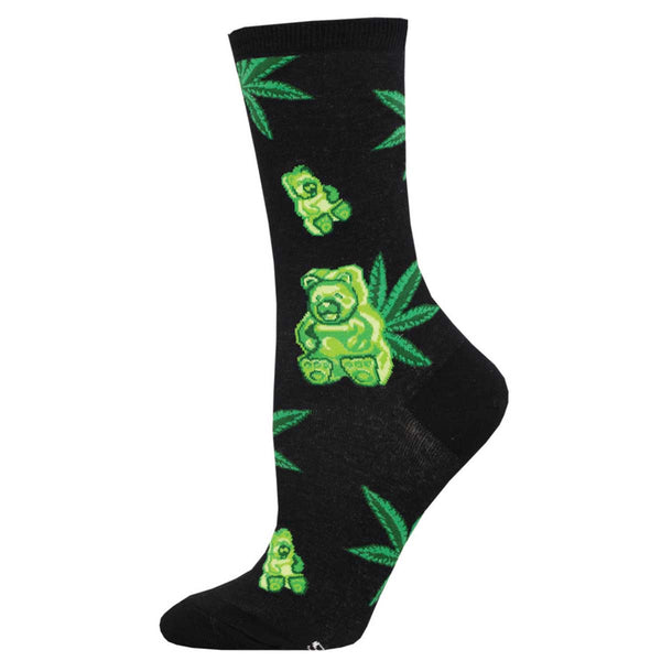 socksmith Cotton Crew Weed Gummies