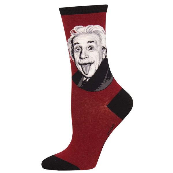 socksmith Einstein Cotton Crew Einstein Portrait