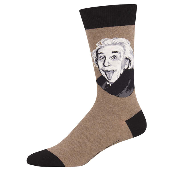 socksmith Einstein Cotton Crew Einstein Portrait