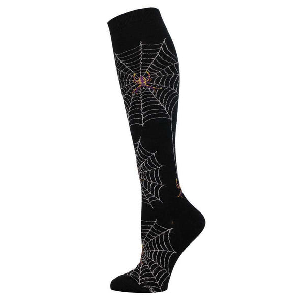 socksmith Knee Highs Spider Webs