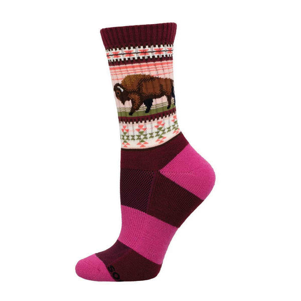 socksmith Merino Wool Blend Buffalo Range