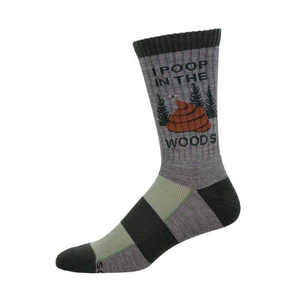socksmith Merino Wool Blend I Poop in the Woods