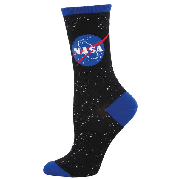 socksmith NASA Cotton Crew NASA Logo