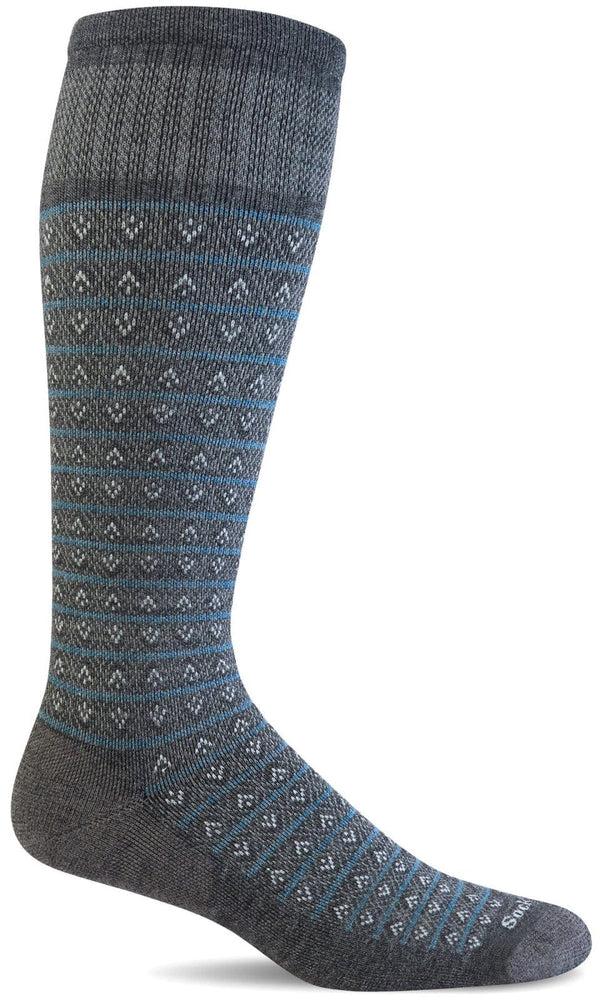 sockwell Men's Diamond Stripe | Moderate Graduated Compression Socks