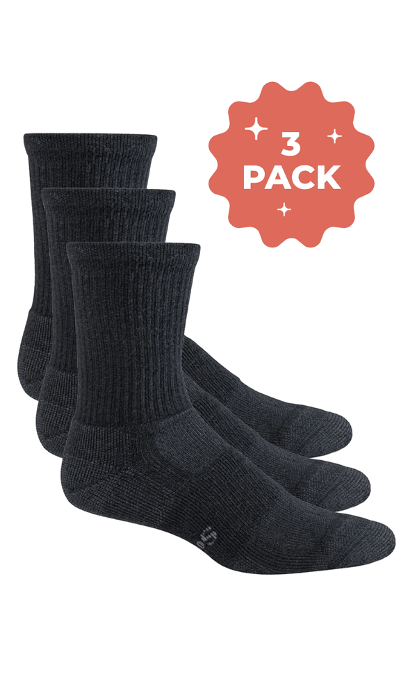 sockwell Men’s Walk About Crew 3-Pack | Moderate Graduated Compression