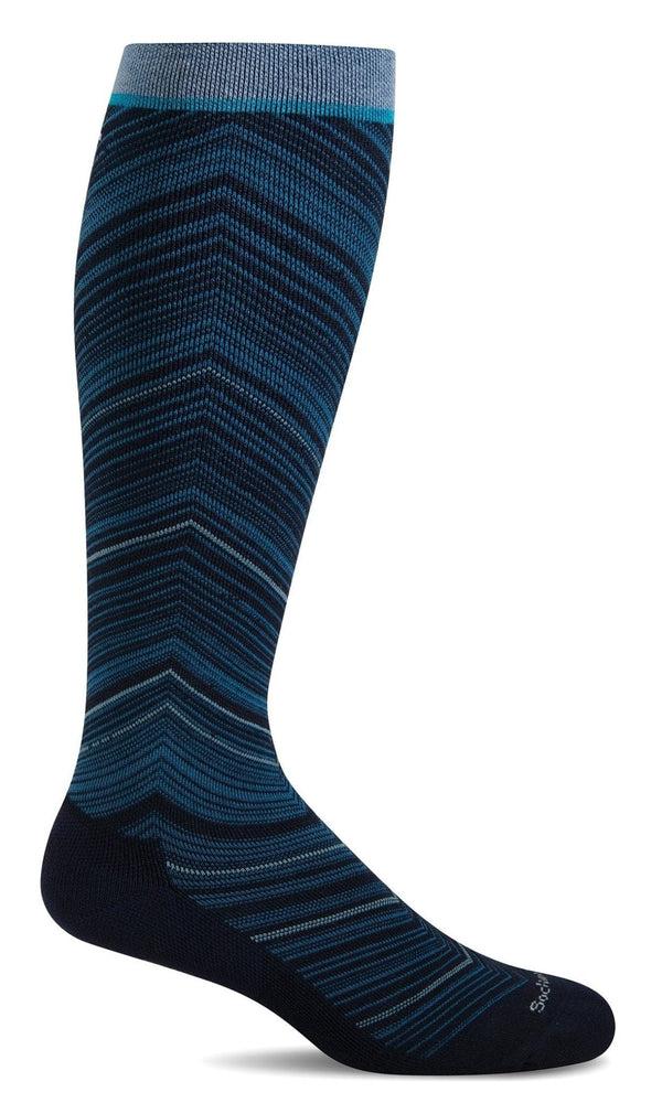 sockwell Women's Full Flattery | Moderate Graduated Compression Socks | Wide Calf Fit