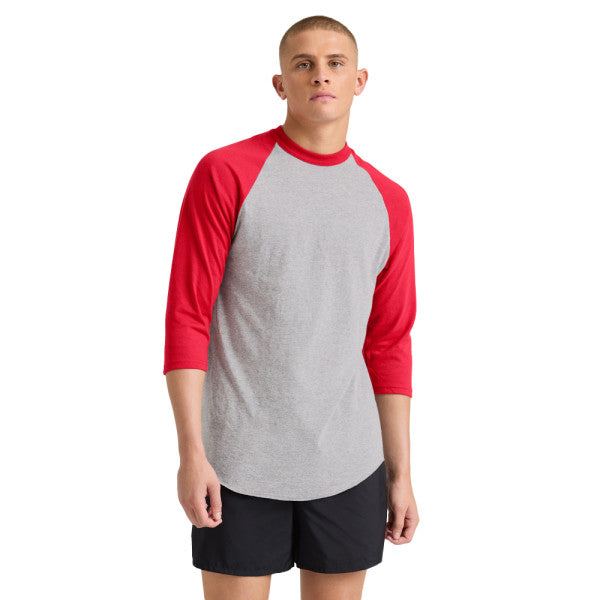 Soffe Classic Heather Baseball T-Shirt