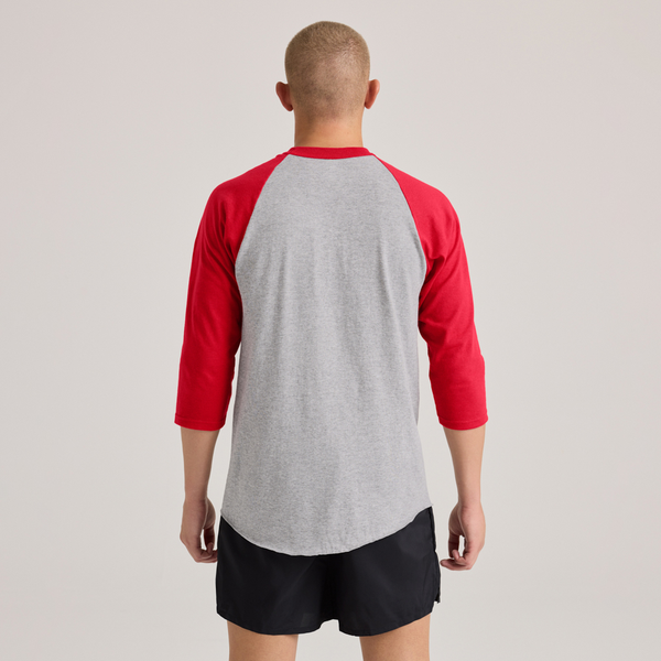 Soffe Classic Heather Baseball T-Shirt