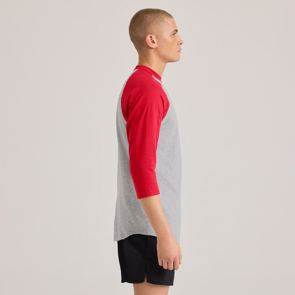 Soffe Classic Heather Baseball T-Shirt