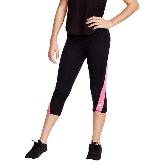 soffe Girls Colorblock Capri Leggings
