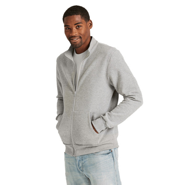 Soffe Mock Neck Zip Jacket