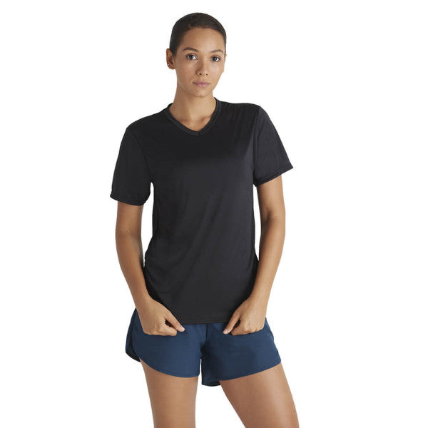 Soffe Performance Base Layer V-Neck T-Shirt
