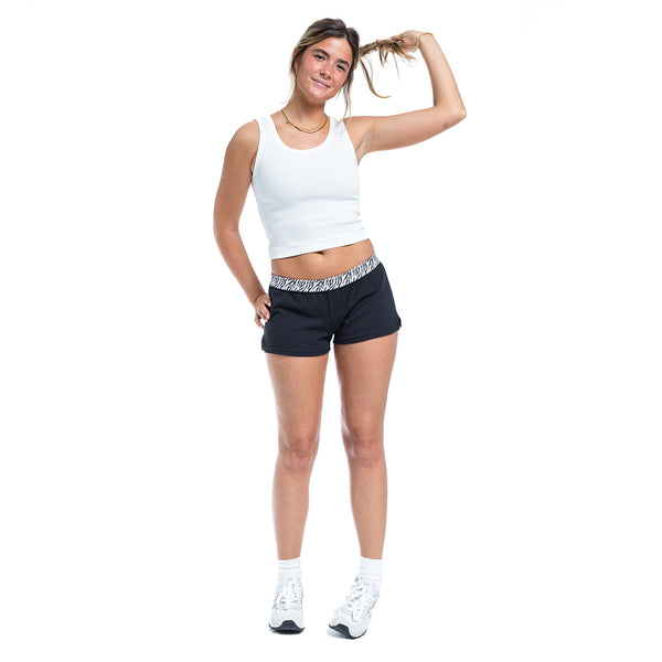 Soffe Printed Low Rise Gym Short