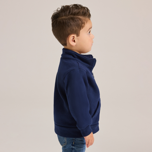 Soffe Toddler Mock Neck Zip Jacket