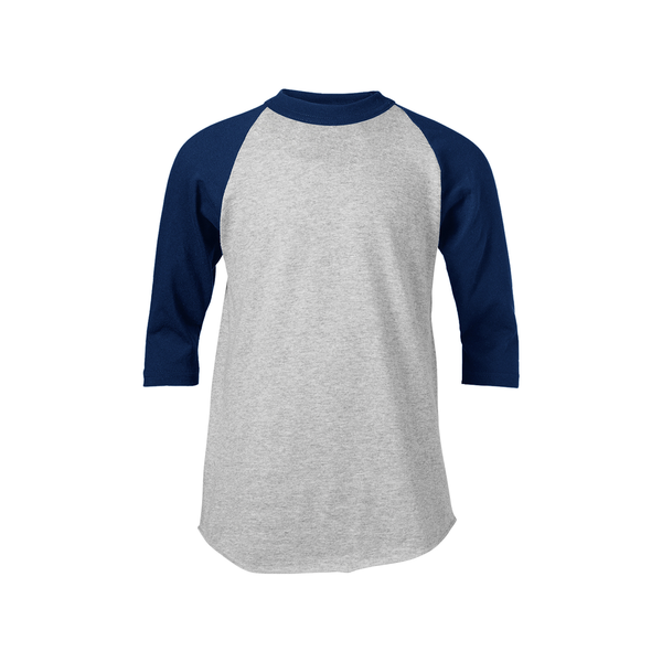 soffe Youth Classic Heather Baseball T-Shirt