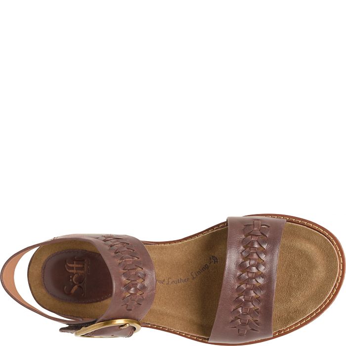Söfft Bali II Shop Sandals Flat Sandals Cocoa Brown (Brown)